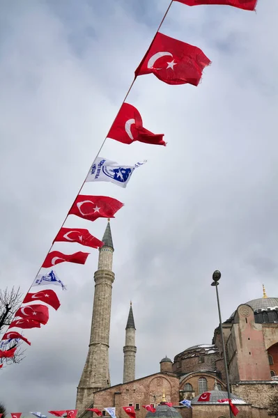 Turcia Istanbul Catedrala Sfânta Sofia Construită Secolul Lea Costantin Cel — Fotografie, imagine de stoc