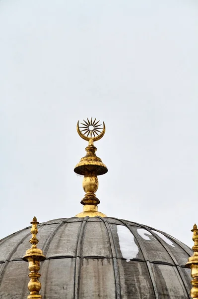 土耳其 伊斯坦布尔 Topkapi宫 屋顶装饰品 — 图库照片