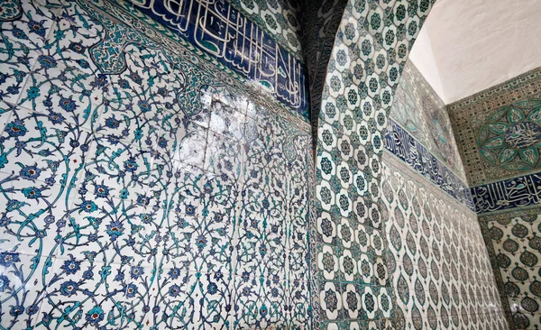 Türkei Istanbul Topkapi Palast Harem Original Handbemalte Fliesen Verboten Für — Stockfoto