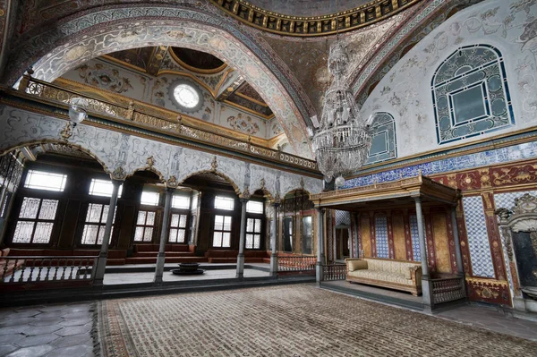 Turcja Stambuł Pałac Topkapi Sala Cesarska Xvi Wiek — Zdjęcie stockowe