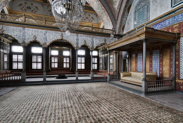 Turchia Istanbul Palazzo Topkapi Sala Imperiale Xvi Secolo — Foto Stock