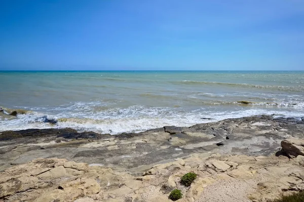 Italy Sicily Mediterranean Sea Marina Ragusa Ragusa Province View Rocky — Stock Photo, Image