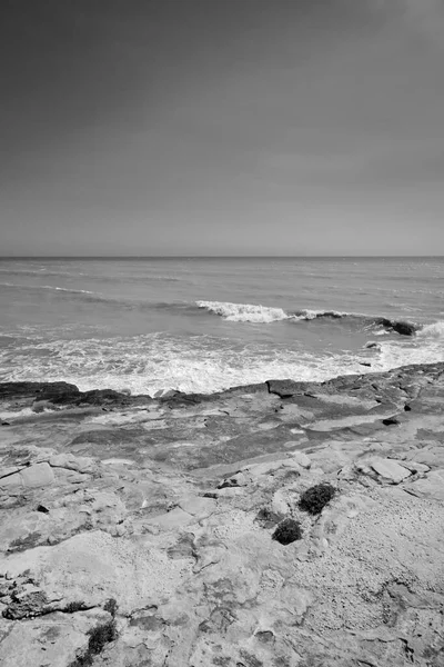 Italy Sicily Mediterranean Sea Marina Ragusa Ragusa Province View Rocky — Stock Photo, Image