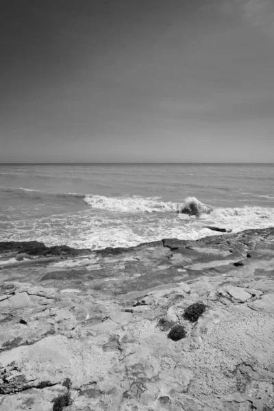 Italy Sicily Mediterranean Sea Marina Ragusa Ragusa Province View Rocky — Stock Photo, Image