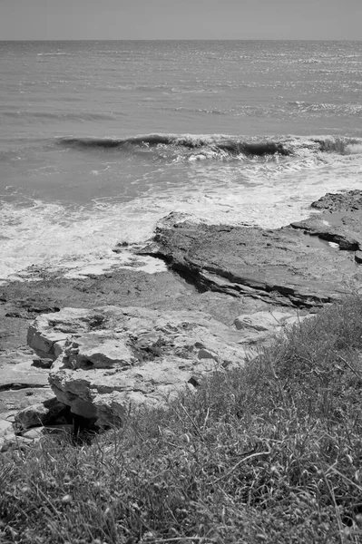 Italy Sicily Mediterranean Sea Marina Ragusa Ragusa Province View Rocky — Stock Photo, Image