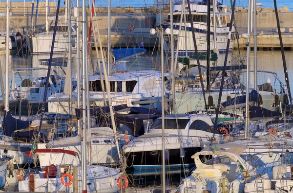 Italie Sicile Méditerranée Marina Ragusa Province Raguse Mai 2021 Yachts — Photo