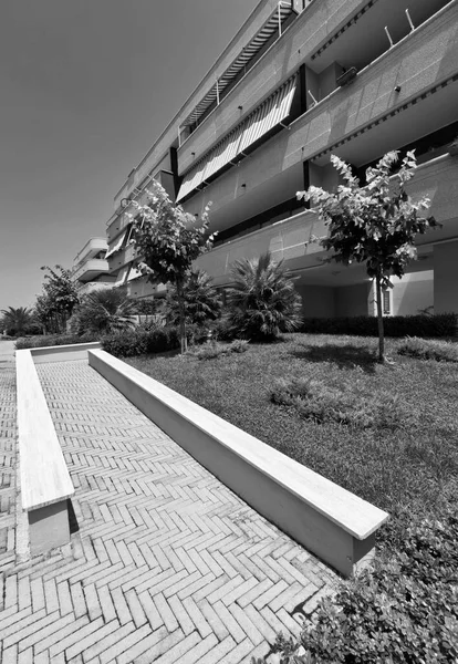 Itália Roma Vista Para Edifícios Privados Parque Pramopolini — Fotografia de Stock