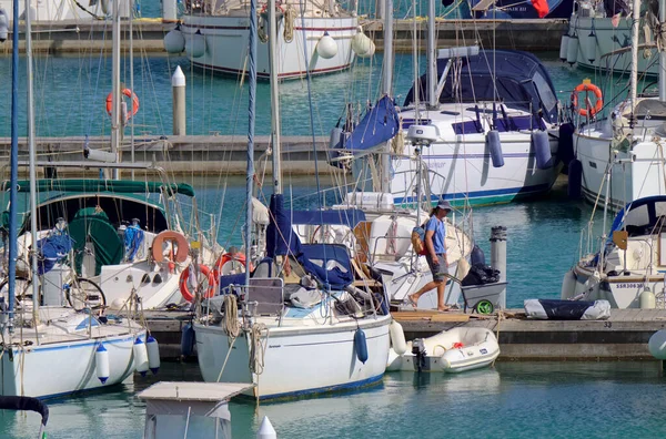 Itália Sicília Mar Mediterrâneo Marina Ragusa Província Ragusa Maio 2021 — Fotografia de Stock