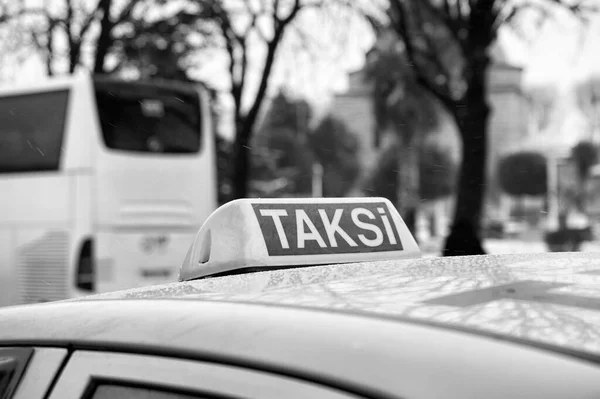 Turkiet Istanbul Turkisk Taxi — Stockfoto