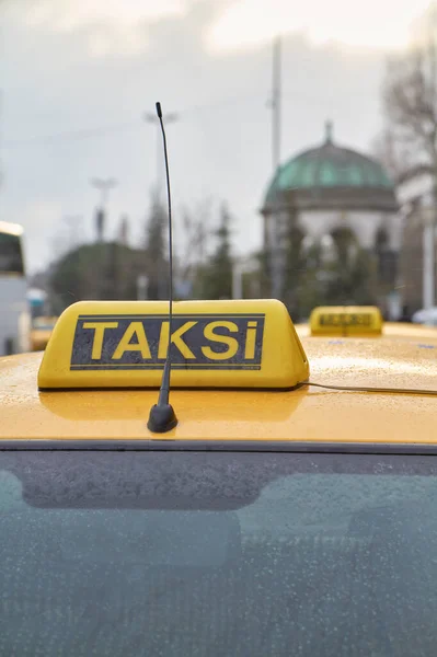 Türkei Istanbul Türkisches Taxi — Stockfoto