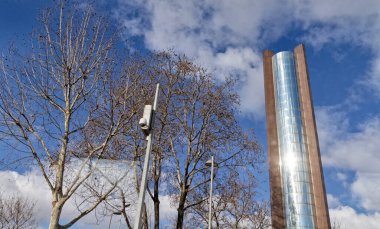 Turkey, Istanbul; view of a modern building in a central street of the city 