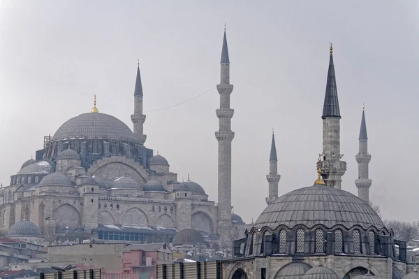 Τουρκία Ιστανμπούλ Θέα Τζαμί Από Κανάλι Του Βοσπόρου — Φωτογραφία Αρχείου