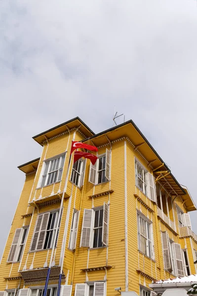 Turquie Istanbul Vue Sur Vieux Bâtiment Dans Quartier Central Ville — Photo