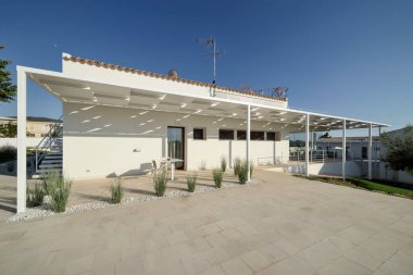 İtalya, Sicilya, Modica (Ragusa Eyaleti); 4 Temmuz 2017, Otel cephesi - EDITORIAL