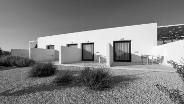 İtalya, Sicilya, Modica (Ragusa Eyaleti); 4 Temmuz 2017, Hotel 'in Apartmanları - EDITORIAL