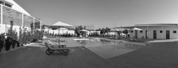 Italië Sicilië Modica Provincie Ragusa Juli 2017 Zwembad Van Het — Stockfoto