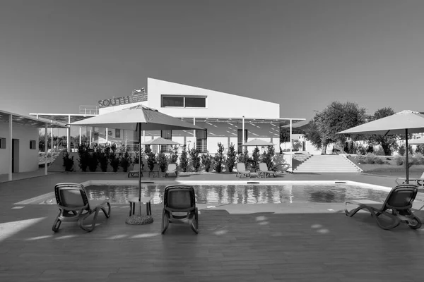 Italia Sicilia Modica Provincia Ragusa Julio 2017 Zona Piscina Del —  Fotos de Stock