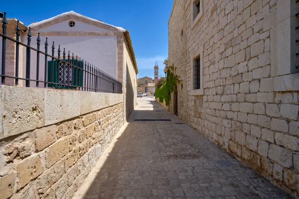 Italia Sicilia Mar Mediterráneo Donnalucata Provincia Ragusa Antiguas Casas Piedra — Foto de Stock