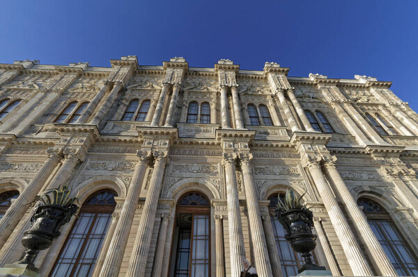 Turkey, Istanbul, view of the Beylerbeyi Palace facade