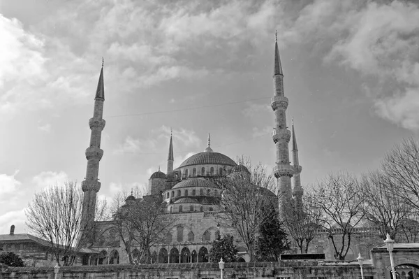 Turquía Estambul Vista Mezquita Imperial Sultanahmet También Conocida Como Mezquita — Foto de Stock