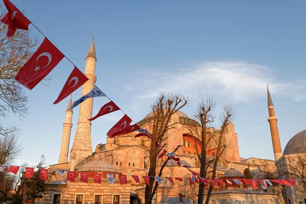Türkiye Stanbul Sophia Camii Yüzyılda Büyük Costantine Tarafından Inşa Edilmiş — Stok fotoğraf