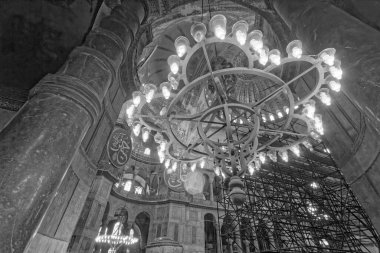 Türkiye, İstanbul, St. Sophia Camii (4. yüzyılda Büyük Costantine tarafından inşa edilmiş ve 6. yüzyılda Justinian tarafından yeniden inşa edilmiştir.)