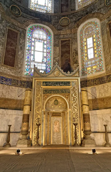 Turkiet Istanbul Sophia Moskén Byggd Århundradet Constantine Den Store Och — Stockfoto