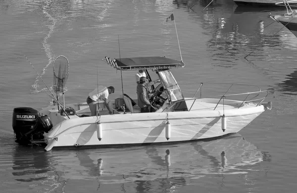 Italie Sicile Méditerranée Marina Ragusa Province Raguse Juin 2021 Pêcheurs — Photo