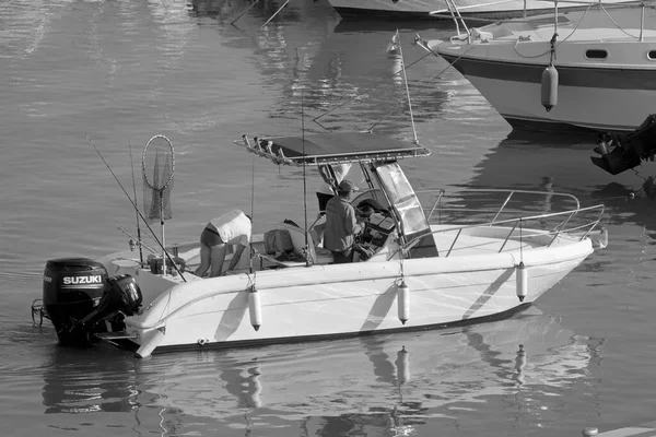 Italie Sicile Méditerranée Marina Ragusa Province Raguse Juin 2021 Pêcheurs — Photo