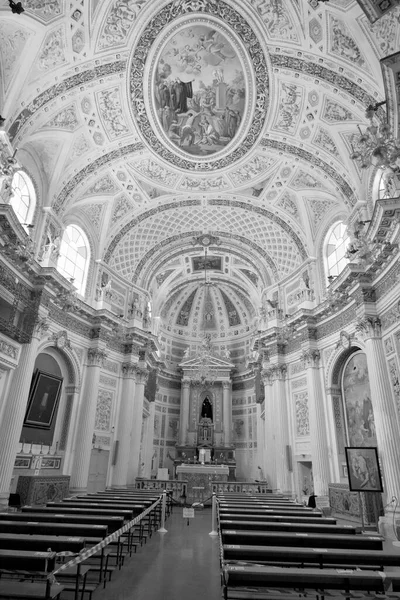 Italy Sicily Scicli Ragusa Province John Baroque Church Interiors 18Th — Stock Photo, Image