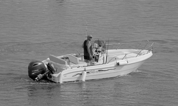 Italie Sicile Méditerranée Marina Ragusa Province Raguse Juin 2021 Pêcheur — Photo