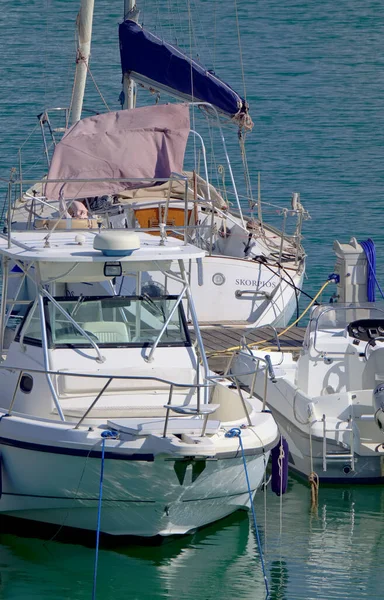 Talya Sicilya Akdeniz Marina Ragusa Ragusa Eyaleti Temmuz 2021 Limanda — Stok fotoğraf