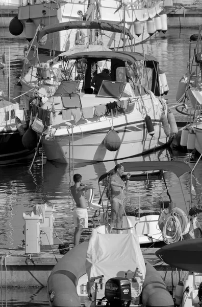 Itália Sicília Mar Mediterrâneo Marina Ragusa Província Ragusa Julho 2021 — Fotografia de Stock