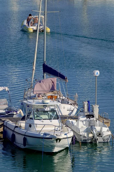 Italie Sicile Méditerranée Marina Ragusa Province Raguse Juillet 2021 Bateaux — Photo