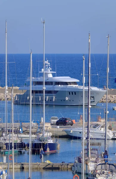 Italien Sicilien Medelhavet Marina Ragusa Ragusaprovinsen Juli 2021 Utsikt Över — Stockfoto