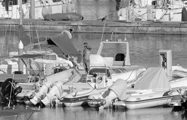 Italien Sizilien Mittelmeer Marina Ragusa Provinz Ragusa Juli 2021 Menschen — Stockfoto