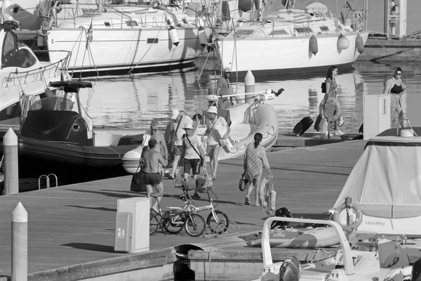 Itália Sicília Mar Mediterrâneo Marina Ragusa Província Ragusa Julho 2021 — Fotografia de Stock