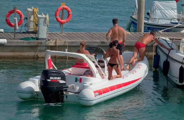 Itália Sicília Mar Mediterrâneo Marina Ragusa Província Ragusa Julho 2021 — Fotografia de Stock