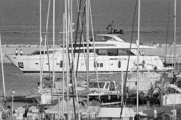 Talya Sicilya Akdeniz Marina Ragusa Ragusa Eyaleti Temmuz 2021 Limana — Stok fotoğraf