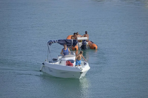 Italien Sizilien Mittelmeer Marina Ragusa Provinz Ragusa Juli 2021 Menschen — Stockfoto