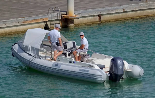 Italie Sicile Méditerranée Marina Ragusa Province Raguse Août 2021 Hommes — Photo