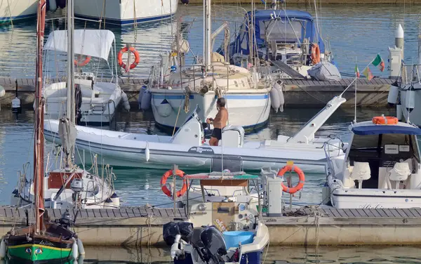 Italië Sicilië Middellandse Zee Marina Ragusa Provincie Ragusa Augustus 2021 — Stockfoto