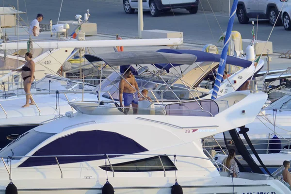 Itália Sicília Mar Mediterrâneo Marina Ragusa Província Ragusa Agosto 2021 — Fotografia de Stock