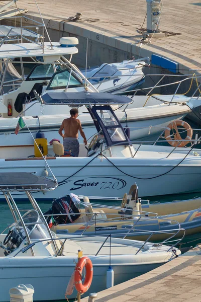 Olaszország Szicília Földközi Tenger Marina Ragusa Ragusa Tartomány Augusztus 2021 — Stock Fotó