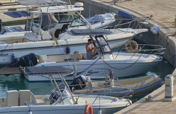 Itália Sicília Mar Mediterrâneo Marina Ragusa Província Ragusa Agosto 2021 — Fotografia de Stock