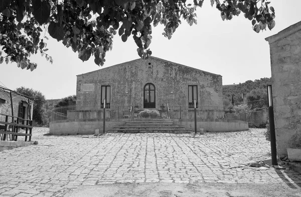 Italie Sicile Province Raguse Campagne Élégante Ferme Privée Vue Sur — Photo