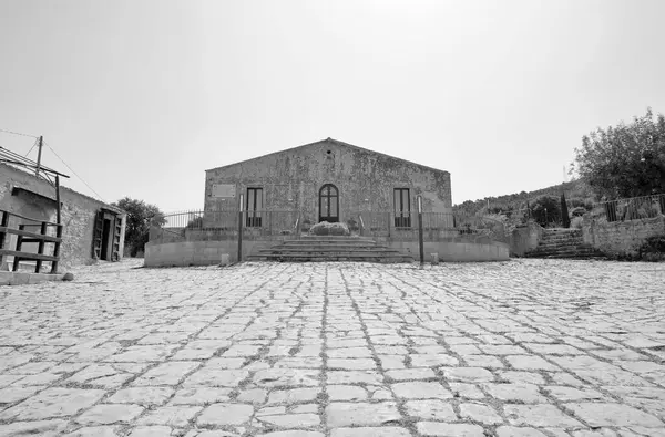 Itálie Sicílie Provincie Ragusa Venkov Elegantní Soukromý Statek Výhled Terasu — Stock fotografie