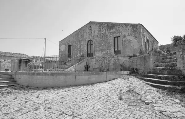 Italy Sicily Ragusa Province Countryside Elegant Private Farm House View — Stock Photo, Image