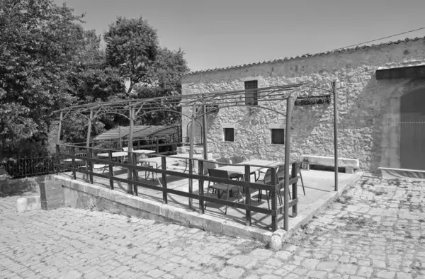 Italy Sicily Ragusa Province Countryside Elegant Private Farm House View — Stock Photo, Image