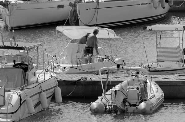 Itália Sicília Mar Mediterrâneo Marina Ragusa Província Ragusa Agosto 2021 — Fotografia de Stock